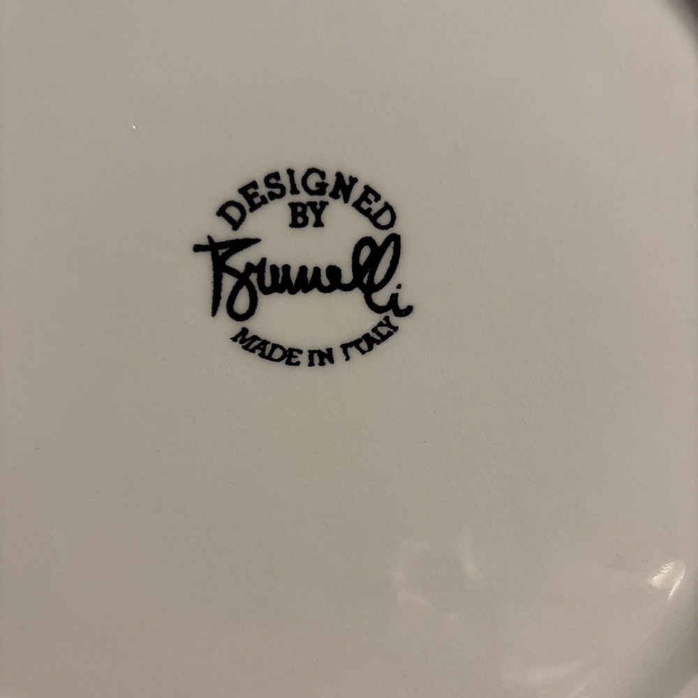 2 Piece Brunelli Fish Market Plate Set, Italy - Picture 3 of 11